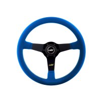Luisi Mirage Sportlenkrad, 35cm, Leder Blau, Speichen...
