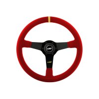 Luisi Mirage Corsa Sportlenkrad, 35cm, Leder Rot,...