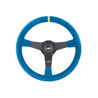 Luisi Mirage Corsa Sportlenkrad, 35cm, Wildleder Blau,...
